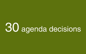 Agenda decisions